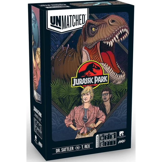 Настільна гра Unmatched: Jurassic Park – Dr. Sattler vs. T. Rex: купити за кращою ціною в Україні