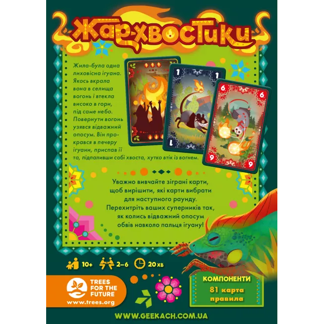 Настільна гра Жар-хвостики (Tails on Fire)