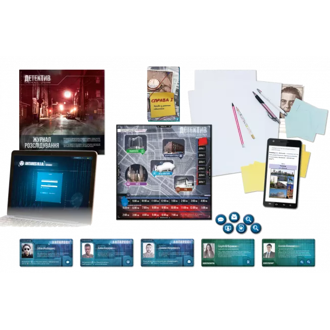 Настільна гра Детектив. Сучасне розслідування (Detective: A Modern Crime Board Game)