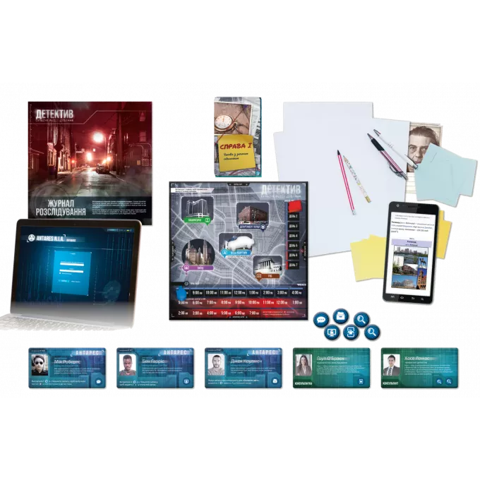 Настільна гра Детектив. Сучасне розслідування (Detective: A Modern Crime Board Game)