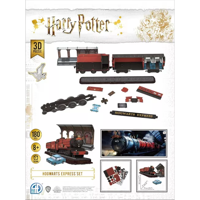 Ґогвортський Експрес Пазл 3D (Hogwarts Express Set 3D puzzle)