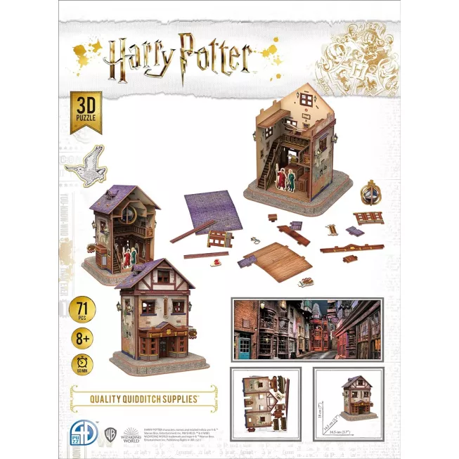 Товари для Квідичу Пазл 3D (Quality Quidditch Supplies Set 3D puzzle)