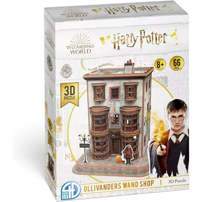 Крамниця чарівних паличок Олівандера Пазл 3D (Ollivander Wand Shop Set 3D puzzle)