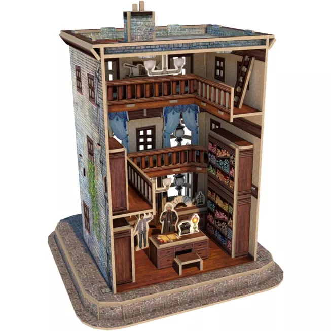 Крамниця чарівних паличок Олівандера Пазл 3D (Ollivander Wand Shop Set 3D puzzle)