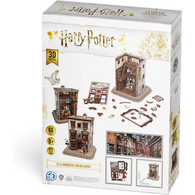 Крамниця чарівних паличок Олівандера Пазл 3D (Ollivander Wand Shop Set 3D puzzle)