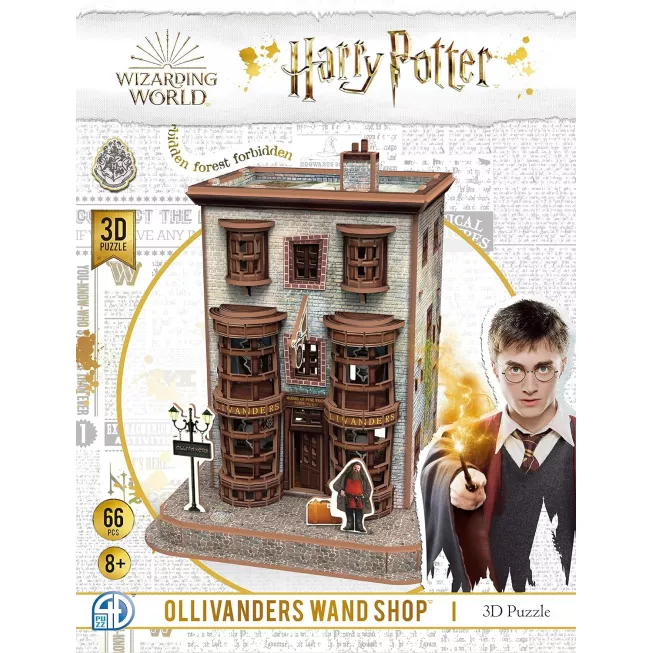 Крамниця чарівних паличок Олівандера Пазл 3D (Ollivander Wand Shop Set 3D puzzle)