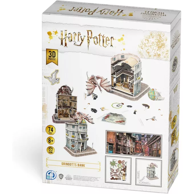 Пазл 3D Гаррі Поттер Банк Ґрінґотс (Harry Potter Gringotts Bank Set 3D puzzle)